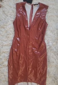 Fashion Nova Kristen Latex Dress (M)